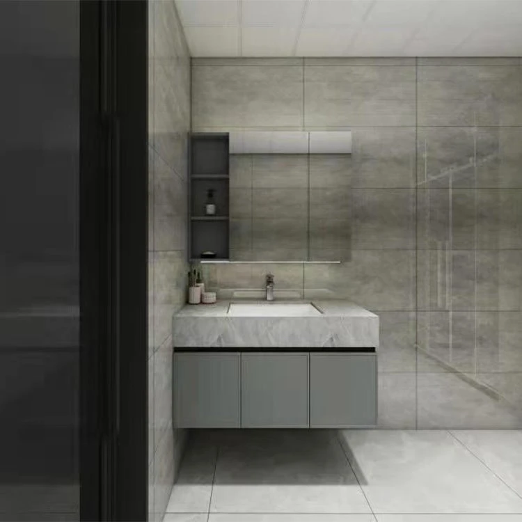 Armoire de salle de bain en aluminium