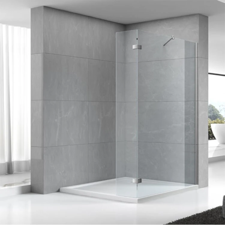 Porte de douche fixe encadrée