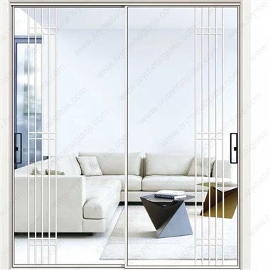 Portes coulissantes minces en aluminium
