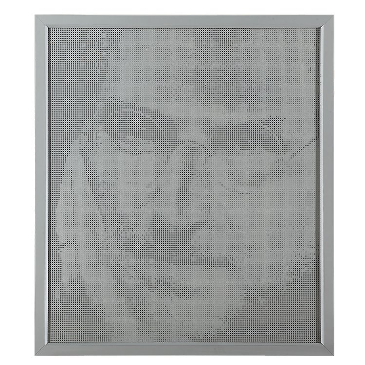 Bardage en aluminium perforé