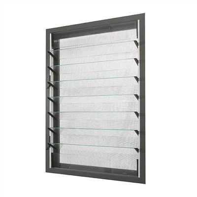 Persiennes en aluminium avec verre