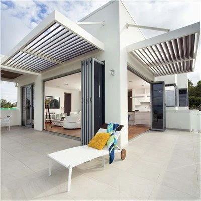 Persiennes de protection solaire en aluminium