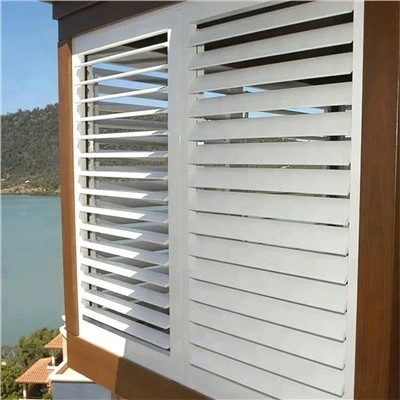 Persiennes de fenêtre en aluminium