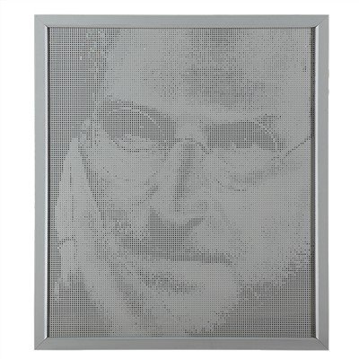 Bardage en aluminium perforé