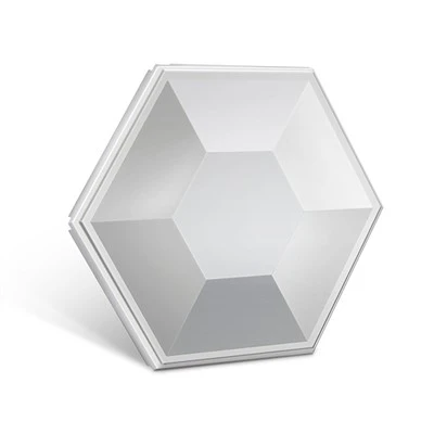 Carreaux de plafond en aluminium blanc
