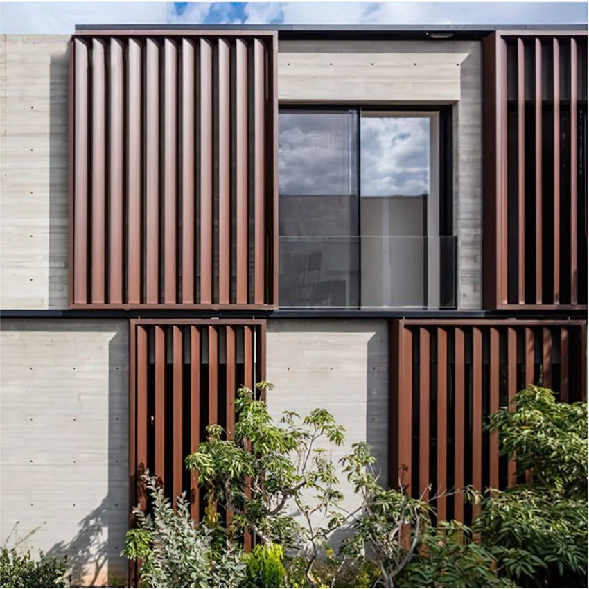 Persiennes verticales en aluminium
