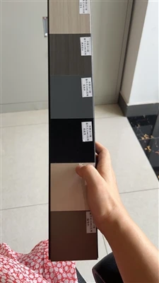 Comment le profilé en aluminium est-il peint ?