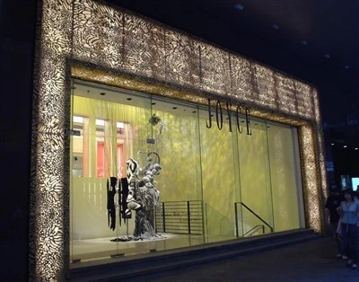 Panneaux sculptés en métal décoratif en aluminium de plafond de revêtement de conception spéciale de mur extérieur de bâtiment élevé avec le modèle fait sur commande